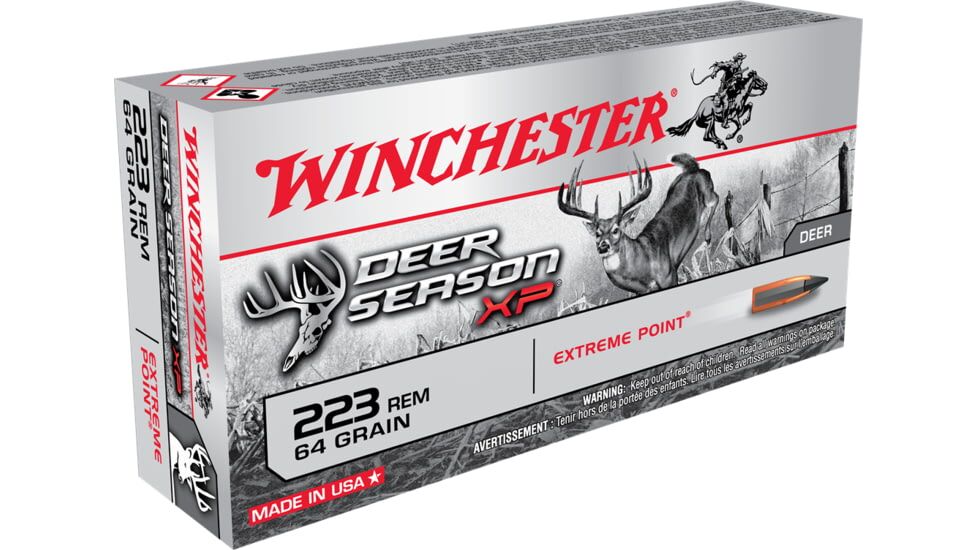 Winchester DEER SEASON XP .223 Remington 64 grain Extreme Point 500 Rounds