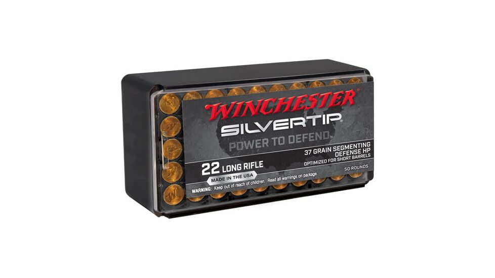 Winchester Win Ammo Silvertip .22lr 37gr. Hp Silvertip 50-pack W22LRST Caliber