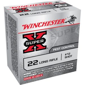 Winchester Pest Control SUPER-X RIMFIRE .22 Long Rifle 25 grain #12 Shot Rimfire Ammunition X22LRS