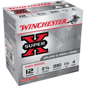 Winchester SUPER-X Shotshell 12 Gauge 1 1/4 oz 2 3/4 in Centerfire Shotgun Ammunition