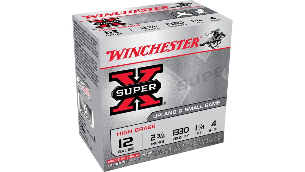 Winchester SUPER-X Shotshell 12 Gauge 1 1/4 oz 2 3/4 in Centerfire Shotgun Ammunition
