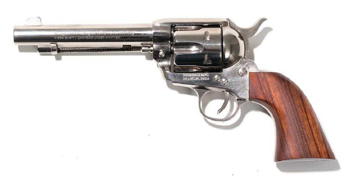 heritage rough rider single-action revolver with stars