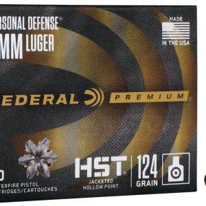 9MM 124GR Federal Premium Tactical